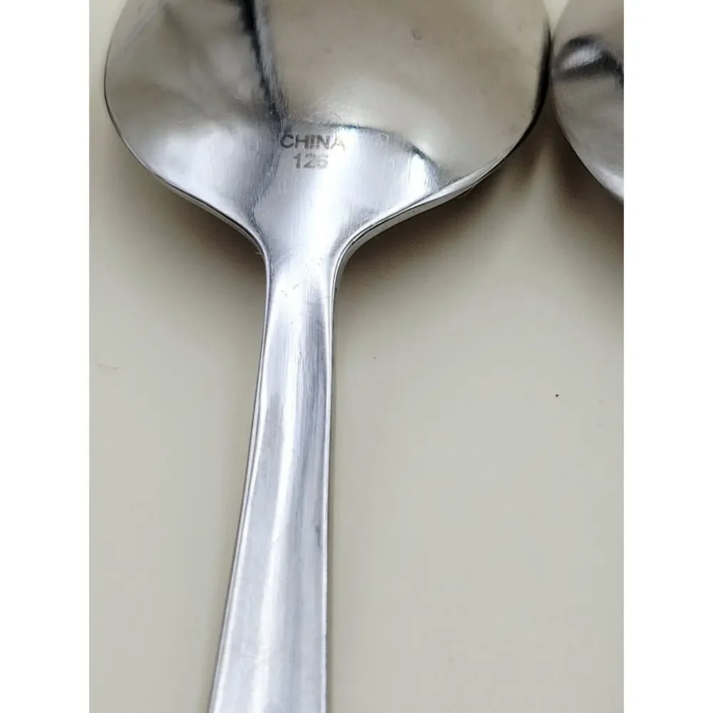 Set of 6 Oneida MADELINE Teaspoon Stainless Steel Flatware Spoon